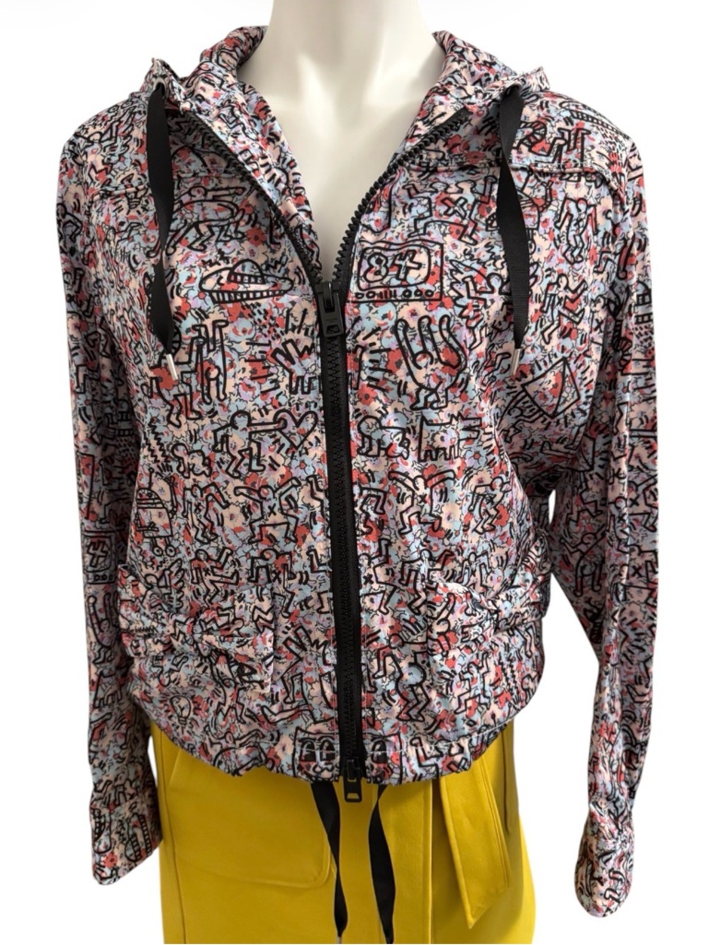 NWT COACH X Keith Haring Women’s Sz 8 Hooded Windbreaker
